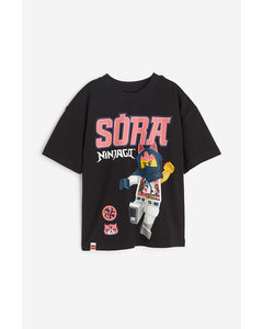 T-shirt Med Tryk Sort/lego Ninjago