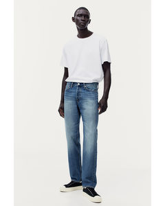 Straight Regular Jeans Denimblau