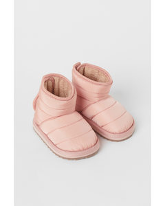 Warm-lined Boots Light Pink