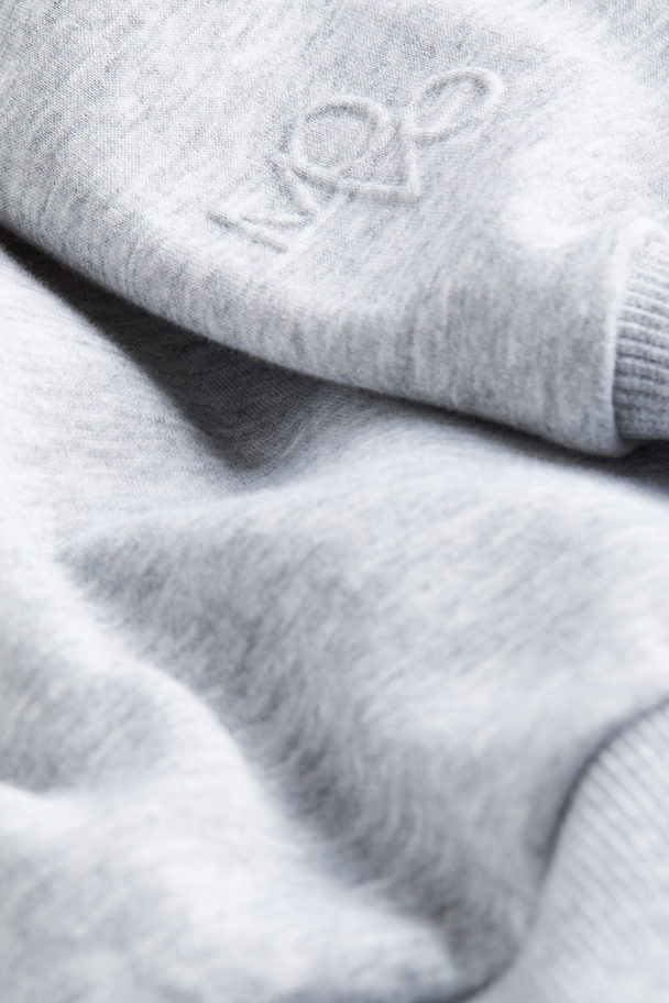 H&M Sports Sweatshirt Light Grey Marl
