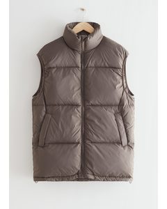 Relaxed Puffer Vest Mole