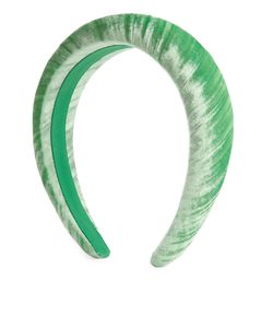 Velvet Alice Headband Green