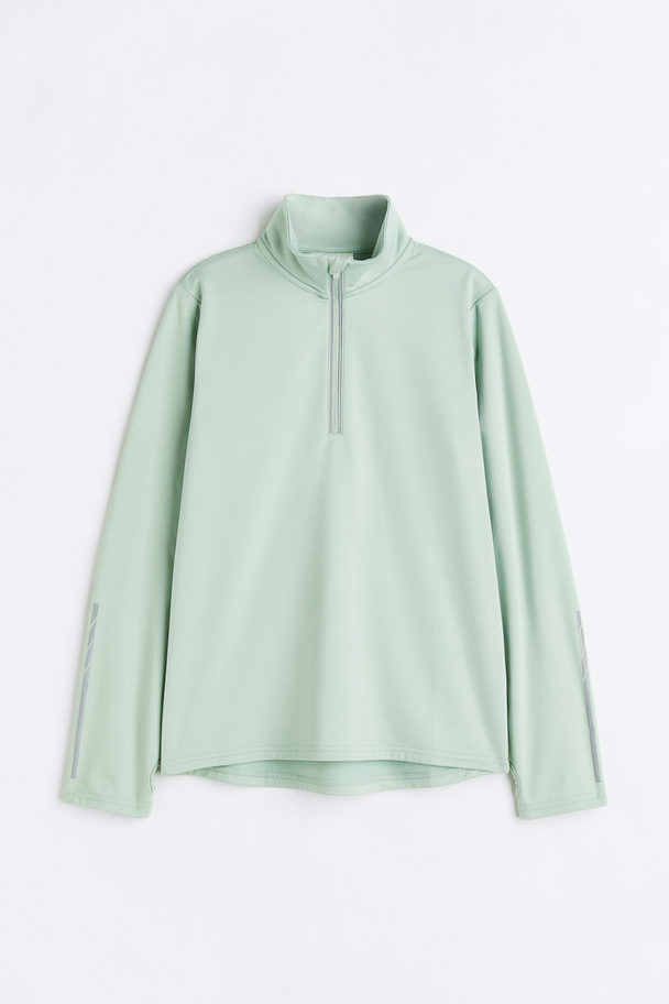 H&M Midlayer-Shirt aus DryMove™ Mintgrün