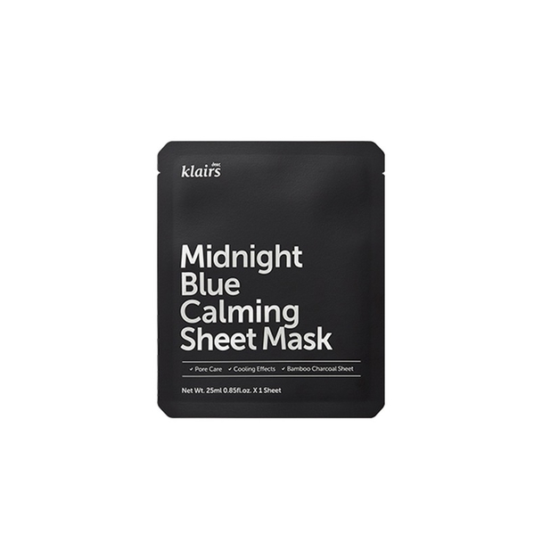 Klairs Klairs Midnight Blue Calming Sheet Mask 25ml