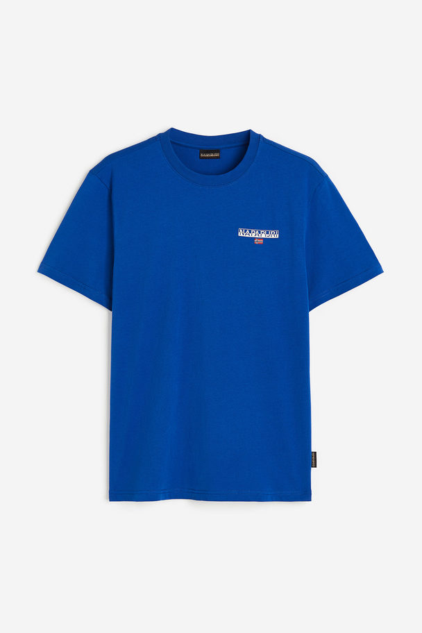 Napapijri Ice Kortärmad T-shirt Blue