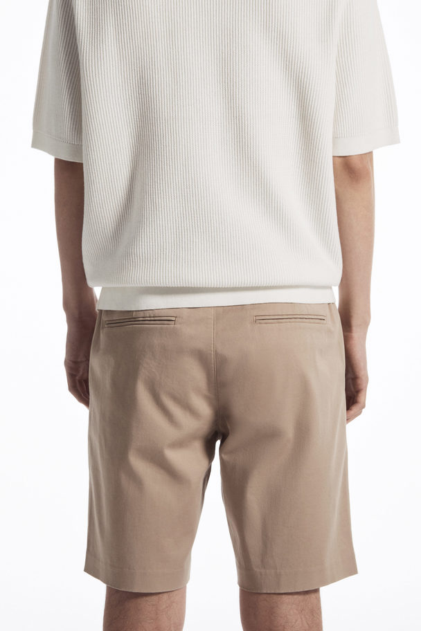 COS Classic Chino Shorts Tan Beige