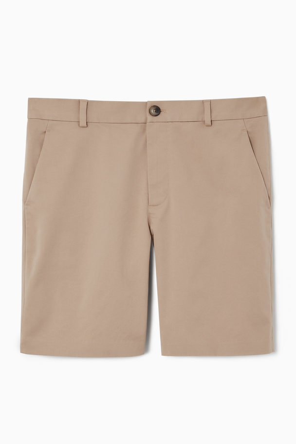 COS Classic Chino Shorts Tan Beige