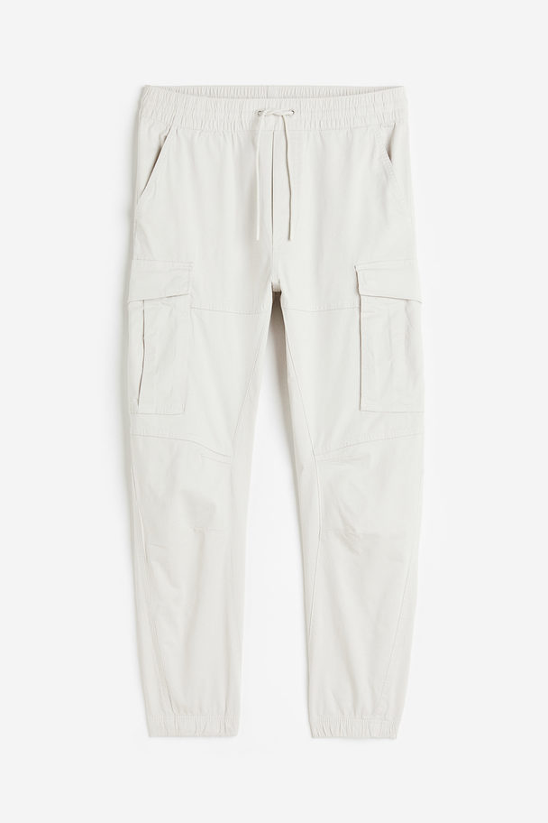 H&M Cargo Joggers White