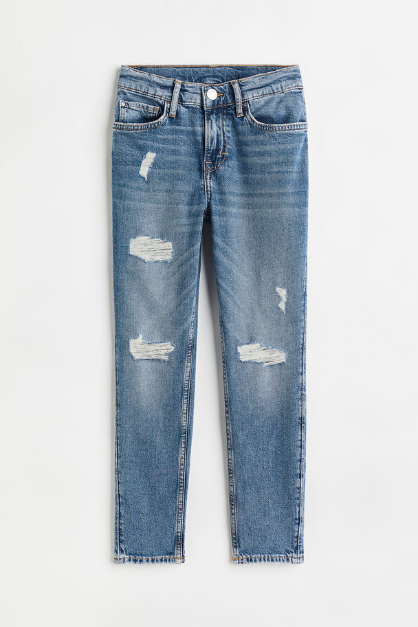 H&M Comfort Stretch Slim Fit Jeans Denimblauw