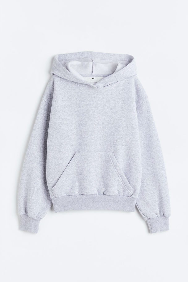 H&M Oversized Hoodie Hellgraumeliert