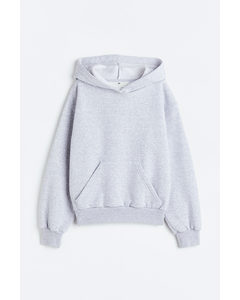 Oversized Hoodie Hellgraumeliert