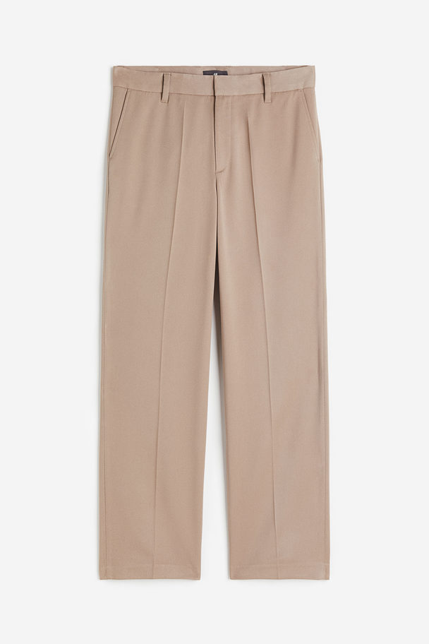 H&M Bukser Relaxed Fit Beige