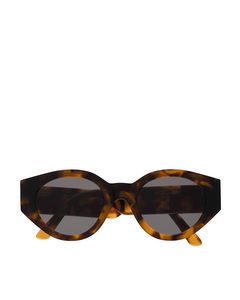 Monokel Eyewear Polly Solglasögon Havanna/grå Entoniga Glas