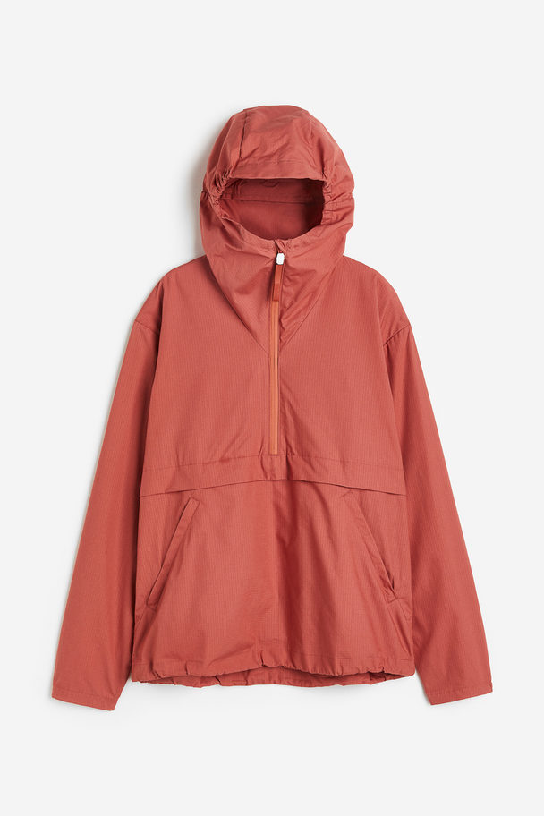 H&M Wasserabweisender Anorak Ziegelrot