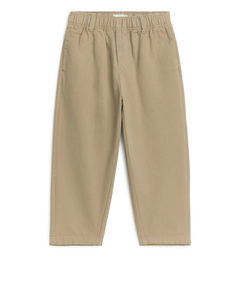 Tapered Chinos I Bomull Beige