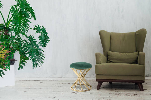 360Living Stool Wesley 325 Green / Gold