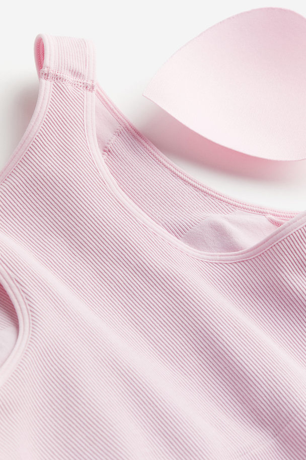 H&M Drymove™ Medium Support Sports Bra Light Pink