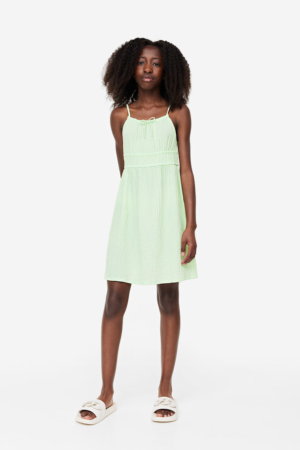 H&M Sleeveless Dress Light Green
