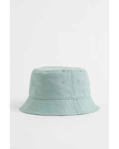 Cotton Bucket Hat Light Green