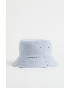 Cotton Bucket Hat Light Blue