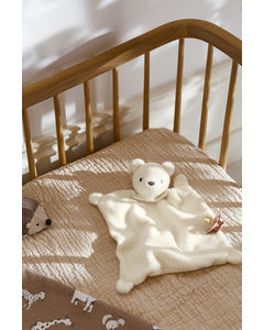 Teddy Comfort Blanket Natural White