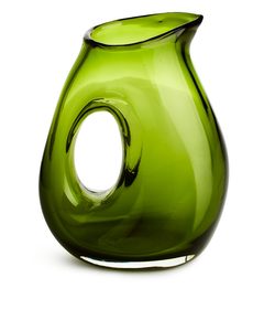 Glaskrug von Polspotten Grün