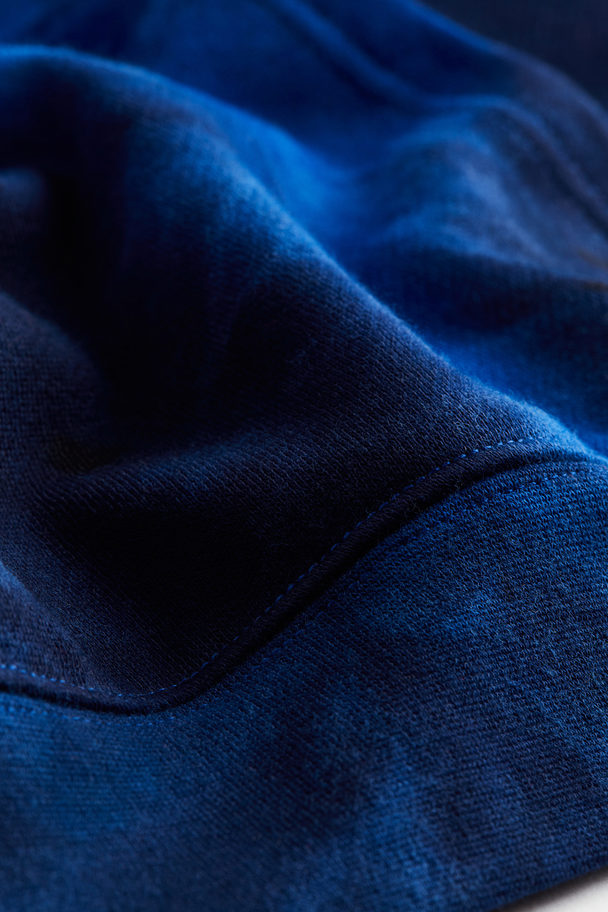 H&M Capuchonsweater Blauw/tiedye