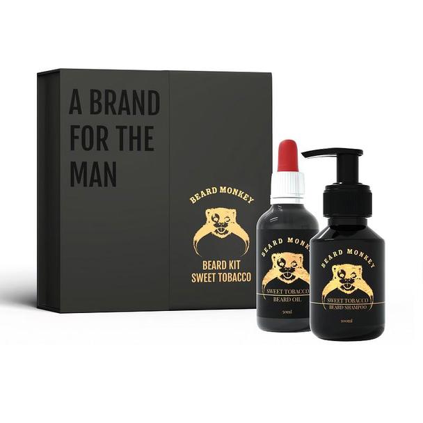 Beard Monkey Giftset Beard Monkey Beard Kit Sweet Tobacco 2023