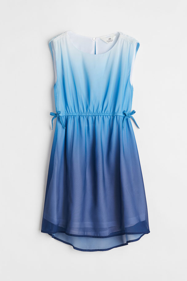 H&M Chiffon Dress Blue/ombre