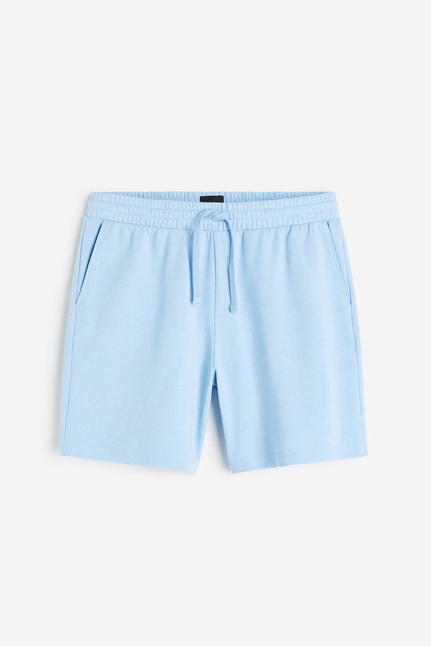 H&M Sweatshorts in Regular Fit Hellblau