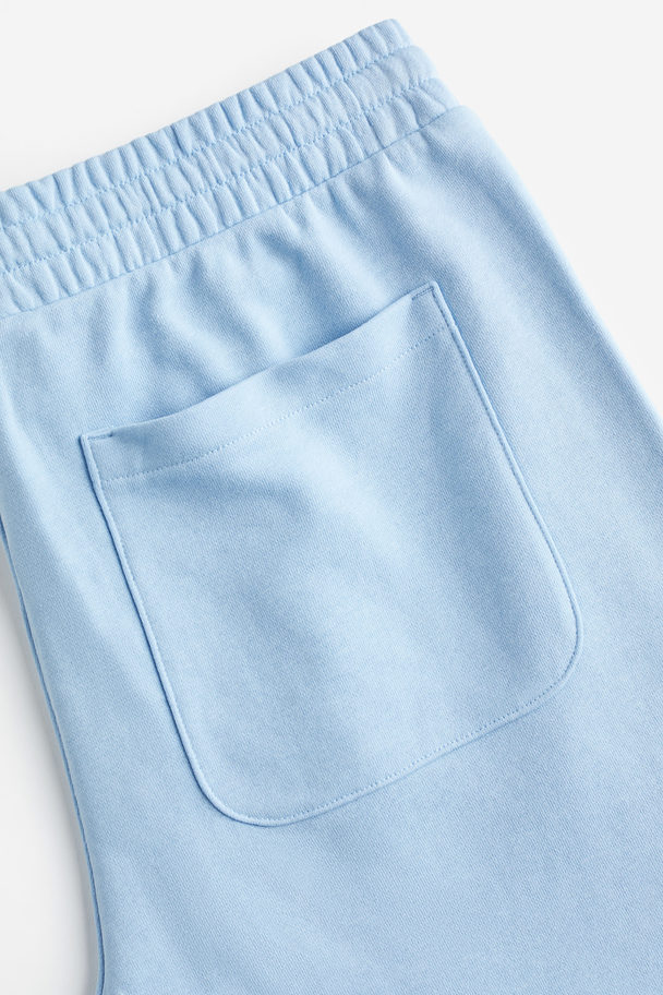 H&M Sweatshorts in Regular Fit Hellblau