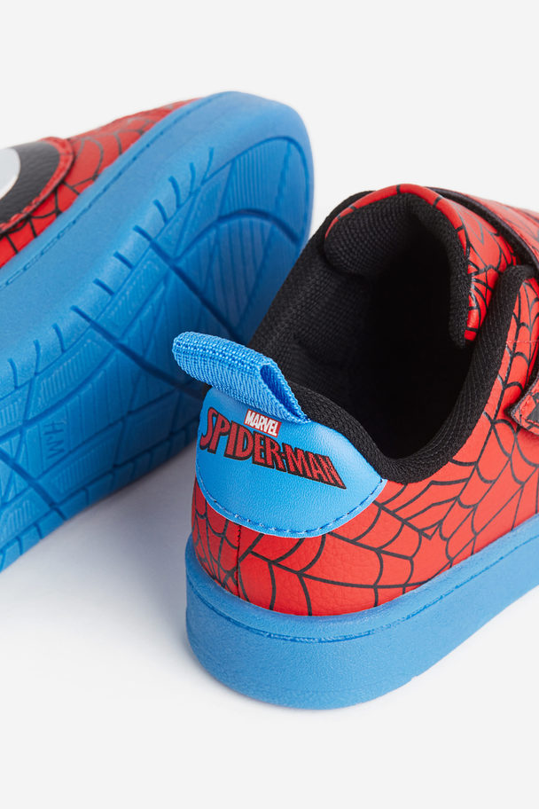H&M Flashing Trainers Red/spider-man
