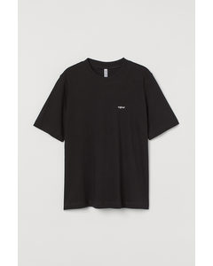 Cotton Jersey T-shirt Black/original