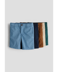 5-pack Chinos-shorts Blå/marineblå