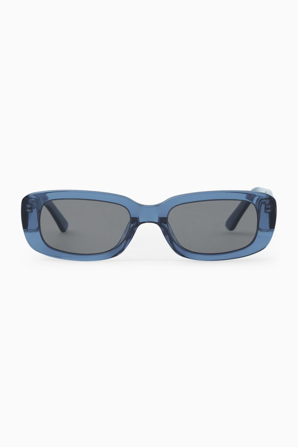 COS Rectangle Sunglasses Blue