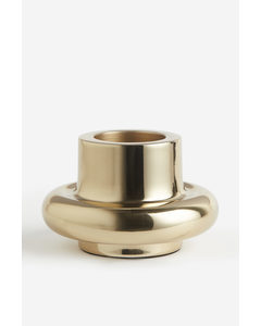 Metal Candlestick Gold-coloured