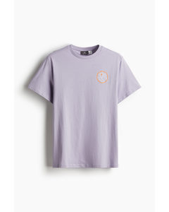 Regular Fit T-shirt Lilla/keith Haring