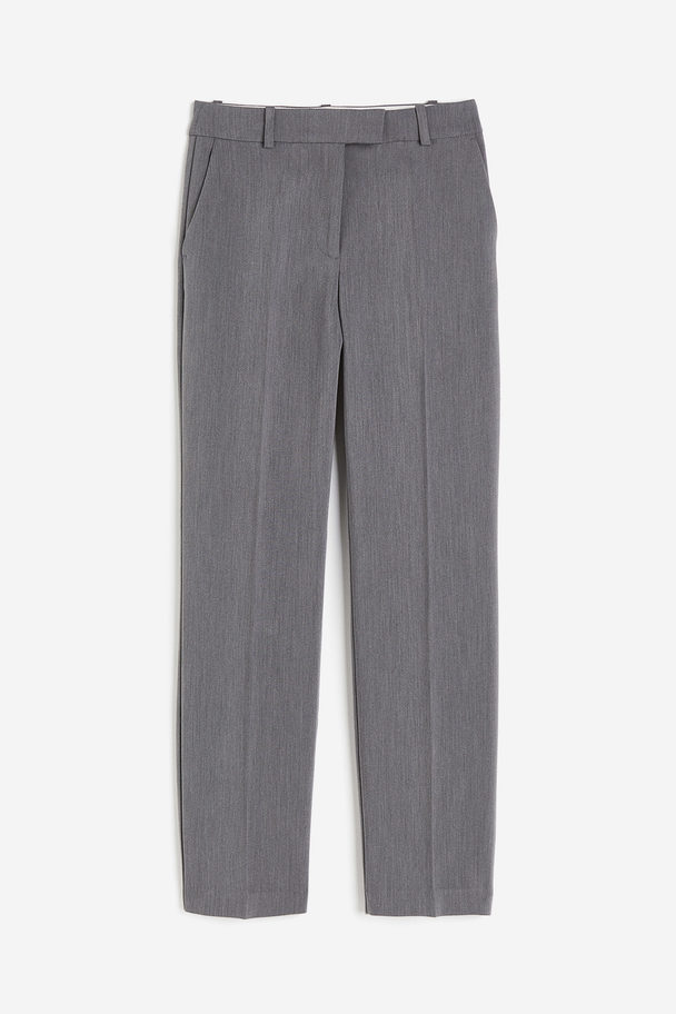 H&M Slim Twill Trousers Grey