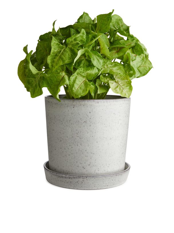 Arket Terracotta Flower Pot 22 Cm Off White