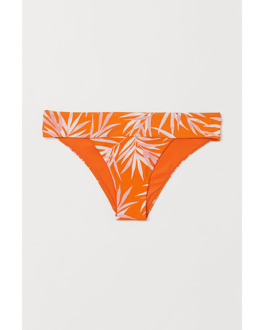 H&M Cheeky Bikini Bottoms Orange/patterned