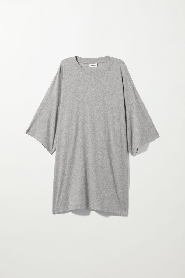 Weekday Huge T-shirt Dress Grey
