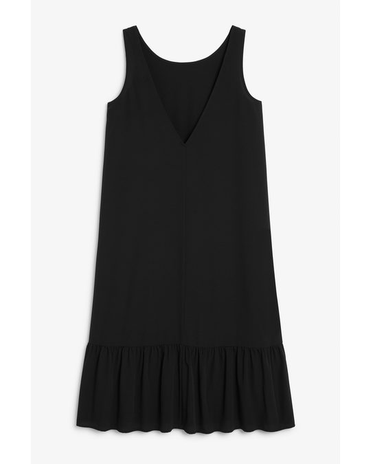 Monki Sleeveless Midi Dress Black