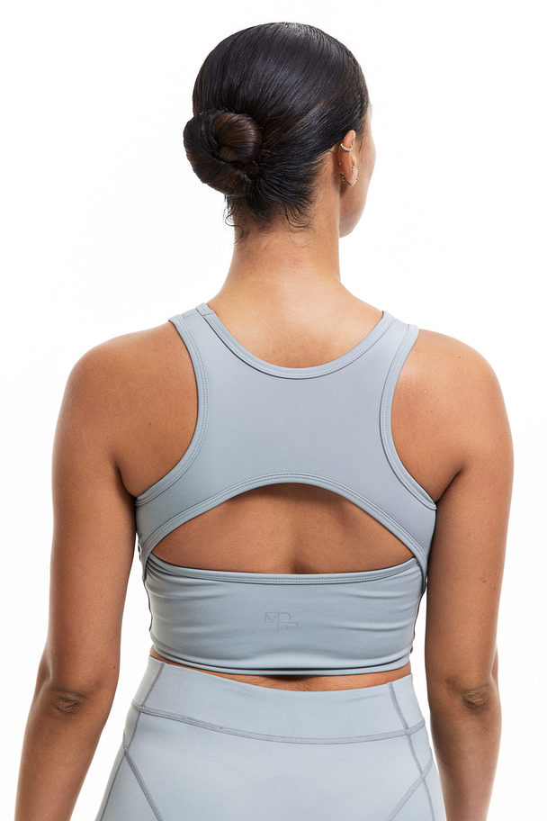 H&M Drymove™ Medium Support Sports Bra Grey