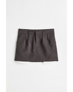 Mini Skirt Dark Grey