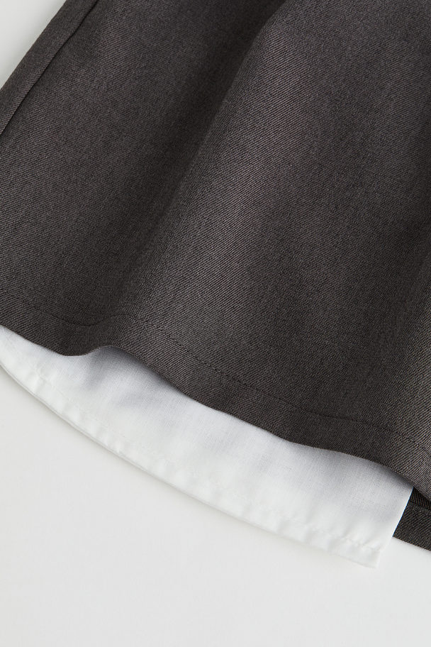 H&M Mini Skirt Dark Grey