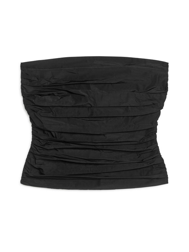 ARKET Taftbustier Schwarz