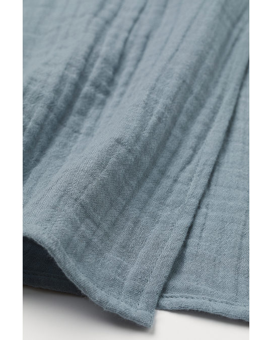 H&M Slit-detail Dress Blue