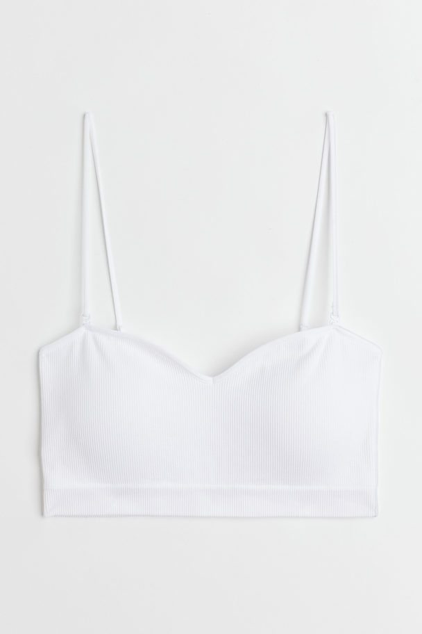 H&M Padded Bandeau-bh - Seamless Wit