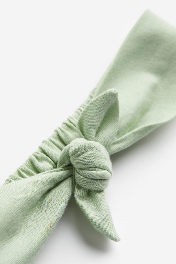 H&M 3-teiliges Set aus Baumwolle Hellgrün/Blumen