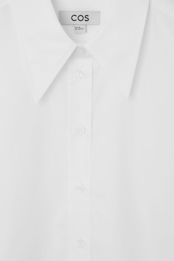 COS Short-sleeved Tunic Shirt White